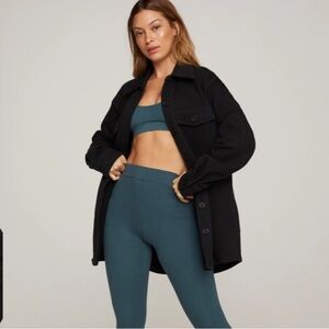 Good American Classic Black Shacket